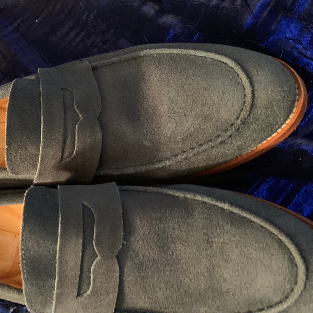 Cornflower Blue Suede